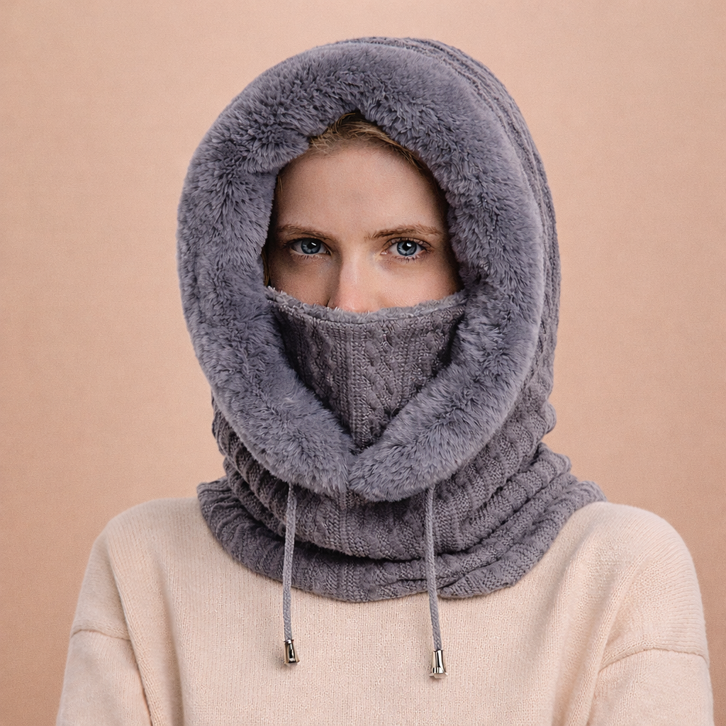 Weiche, sofort wärmende Fleece-Kapuze