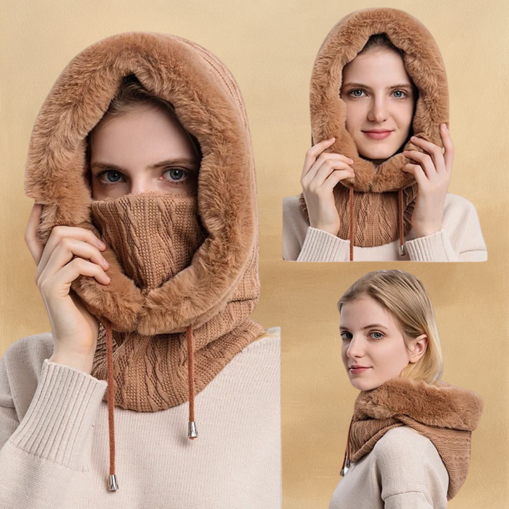 Weiche, sofort wärmende Fleece-Kapuze