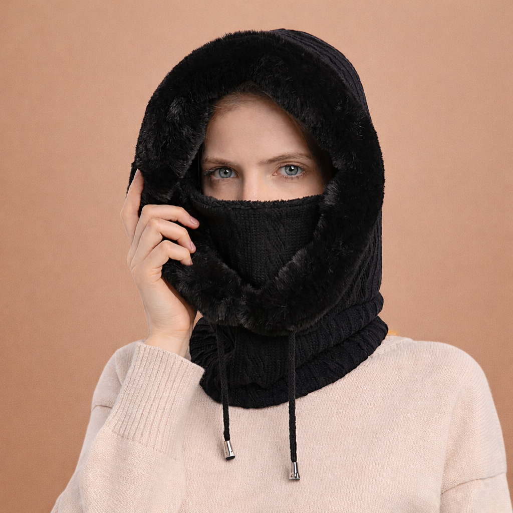 Weiche, sofort wärmende Fleece-Kapuze
