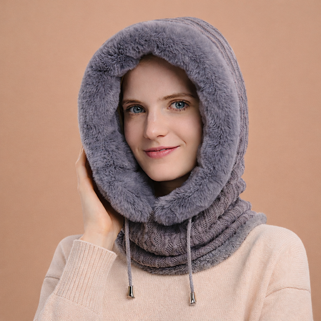 Weiche, sofort wärmende Fleece-Kapuze